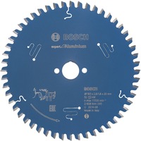 Bosch Kreissägeblatt Expert for Aluminium, Ø 165mm, 52Z Bohrung 20mm, für Handkreissägen