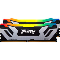 Kingston FURY DIMM 48 GB DDR5-8800 (2x 24 GB) Dual-Kit, Arbeitsspeicher silber/schwarz, KF588CU42RSAK2-48, Renegade RGB, INTEL XMP