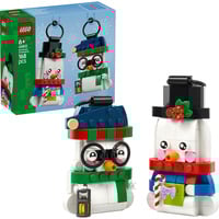 LEGO 40812 Seasonal Deko-Schneemänner, Konstruktionsspielzeug 