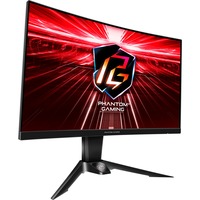 ASRock PG27Q15R2A, Gaming-Monitor 69 cm (27 Zoll), schwarz, QHD, VA, Curved, AMD Free-Sync Premium, Wi-Fi Antenne, 165Hz Panel