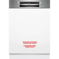 Bosch SBI4ECS21E Serie 4, Spülmaschine edelstahl, 60 cm, Home Connect