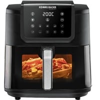 Rommelsbacher Heißluftfritteuse FRH 1700 XXL schwarz, 1.700 Watt, Korb 8 Liter, mit Sichtfenster