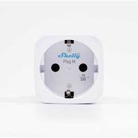 Shelly Plug M Gen3, Schaltsteckdose weiß