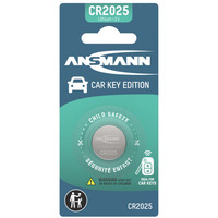 Ansmann CR2025 - Car key Lithium Knopfzelle 1er Blister, Batterie silber
