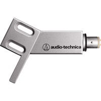 Audio-Technica AT-HS4 SV, Headshell silber, Universelles ½"-Headshell für 4-Pin-Tonarme