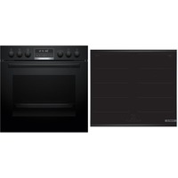 Bosch HND679LS67 Serie 6, Herdset schwarz