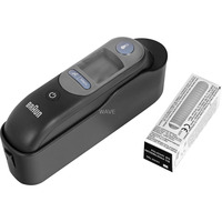 Braun Fieberthermometer ThermoScan 7 schwarz, Infrarot-Ohrthermometer