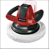 EINHELL Power X-Change Akku-Autopoliermaschine CE-CB 18/254 Li-Solo rot/schwarz, ohne Akku und Ladegerät