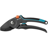 GARDENA Gartenschere PremiumCut Pro - Trockenes Holz grau/türkis, Amboss