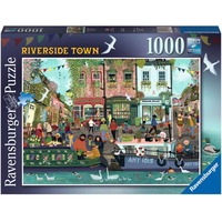 Ravensburger Puzzle Riverside Town 1000 Teile