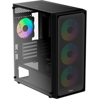 Ocypus Gamma C50 ARGB , Tower-Gehäuse schwarz, Tempered Glass