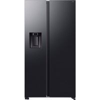 SAMSUNG RS70F66KCFEF, Side-by-Side edelstahl (dunkel), AI Energy Mode, Smart Conversion, Festwasseranschluss