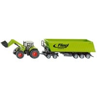 SIKU FARMER Traktor mit Frontlader, Doll und Muldenkipper, Modellfahrzeug