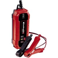 EINHELL Batterie-Ladegerät CE-BC 1 M rot/schwarz, für Kfz- und Motorradbatterien