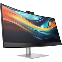 HP S7 Pro 740pm Konferenzmonitor, LED-Monitor 100.8 cm (39.7 Zoll), schwarz/silber, WUHD, IPS, Curved, USB-C/Thunderbold 3