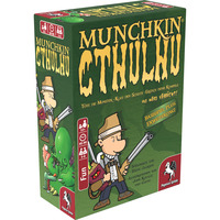 Pegasus Munchkin Cthulhu 1+2, Kartenspiel Basisspiel inkl. 1 Erweiterung