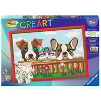 Ravensburger CreArt - Hunde und Katze, Malen