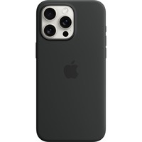 Apple Silikon Case mit MagSafe, Handyhülle schwarz, iPhone 15 Pro Max