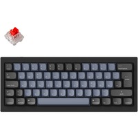 Keychron Q4, Gaming-Tastatur schwarz/blaugrau, DE-Layout, Gateron G Pro Red, Hot-Swap, Aluminiumrahmen, RGB