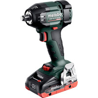 Metabo SSW 18 LTX 550 BL (602404800) Akku-Schlagschrauber, 18Volt grün/schwarz, 2x LiHD Akkupacks (18 V/4,0 Ah), in Metabox