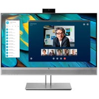 HP EliteDisplay E243m Generalüberholt, LED-Monitor 60.5 cm (23.8 Zoll), silber/schwarz, FullHD, IPS, HDMI, VGA, DisplayPort, Webcam