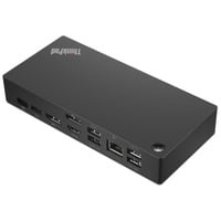Lenovo Universal USB-C Dock Generalüberholt, Dockingstation schwarz