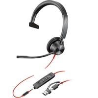 Poly Blackwire 3315, Headset schwarz, Mono, USB-C