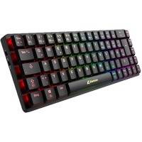 Sharkoon PureWriter W65, Tastatur schwarz, DE-Layout, Kailh Choc V2 Low Profile Red