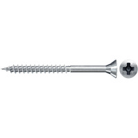 fischer Spanplattenschraube ClassicFast II 6,0x60 Senkkopf PZ 200 Stück, mit Teilgewinde