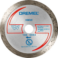 Dremel DSM20 Diamant-Fliesentrennscheibe (DSM540) für Kompaktsäge DSM20-3/4