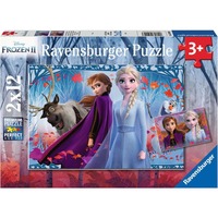 Ravensburger Kinderpuzzle Disney Frozen - Reise ins Ungewisse 2x 12 Teile