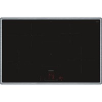 Siemens EH845HFB1E iQ300, Autarkes Kochfeld schwarz/edelstahl, 80 cm, Home Connect