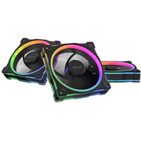 ASUS Prime MR120 ARGB Reverse Fan, Gehäuselüfter schwarz, 3er Pack, 120 mm