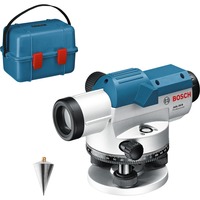 Bosch Optisches Nivelliergerät GOL 26 D Professional blau, Koffer, Maßeinheit 360 Grad