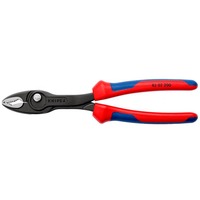 KNIPEX TwinGrip Frontgreifzange rot/blau, Länge 200mm