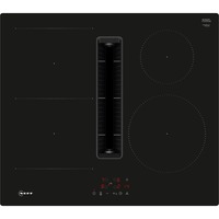 Neff V56NBS1L0 N 50, Autarkes Kochfeld schwarz, 60 cm, mit integriertem Dunstabzug