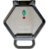 Unold Bubble Waffeleisen Bobby edelstahl/schwarz, 700 Watt