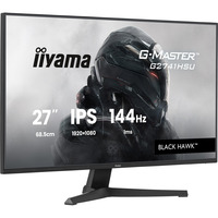 iiyama G-Master G2741HSU-B1 Black Hawk, Gaming-Monitor 68.6 cm (27 Zoll), schwarz (matt), FullHD, IPS, HDMI, DP, Free-Sync, USB-Hub, 144Hz Panel