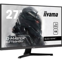 iiyama G-Master G2755HSU-B1, Gaming-Monitor 68.5 cm (27 Zoll), schwarz, Full HD, VA, HDMI, DisplayPort, Free-Sync, USB, 100Hz Panel