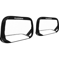 HUDORA Pop Up Fußballtor 2er Set schwarz