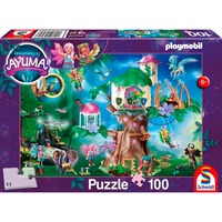 Schmidt Spiele Playmobil: Ayuma - Der magische Feenwald, Puzzle 100 Teile