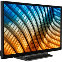 Toshiba 24WK3C63DAW, LED-Fernseher 60 cm (24 Zoll), schwarz, WXGA, Smart TV, Triple Tuner