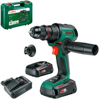 Bosch Heimwerken & Garten Akku-Bohrschrauber AdvancedDrill 18V-80 QuickSnap grün/schwarz, 2x Li-Ionen Akku 2,5Ah, POWER FOR ALL ALLIANCE