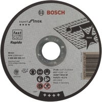 Bosch PRO Stainless Steel and Metal Trennscheibe, Ø 125mm Bohrung 22,23mm, AS 60 T INOX BF, gerade