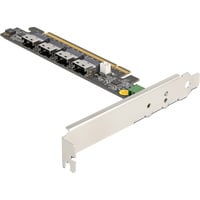 DeLOCK PCI Express x16 Karte zu 4 x intern SFF-8654 4i NVMe 