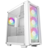 DeepCool CC560 MESH V2 , Tower-Gehäuse weiß, Tempered Glass