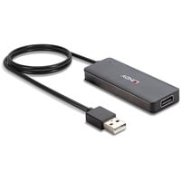 Lindy 4 Port USB 2.0 Hub, USB-Hub