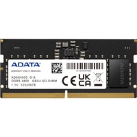 ADATA SO-DIMM 8 GB DDR5-4800 , Arbeitsspeicher schwarz, AD5S48008G-S, Premier
