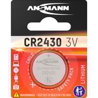 Ansmann Lithium Knopfzelle CR-2430, Batterie silber