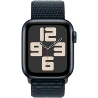 Apple Watch SE (2023), Smartwatch dunkelblau/dunkelblau, 40 mm, Sport Loop, Aluminium